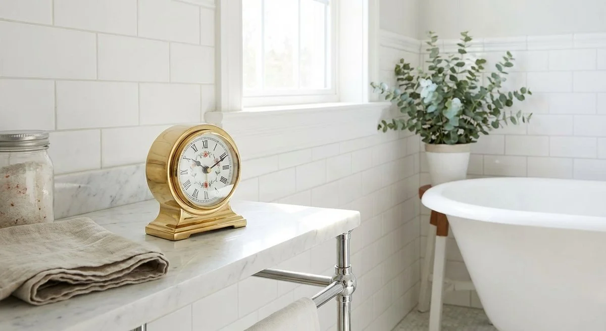 Chambre avec horloge